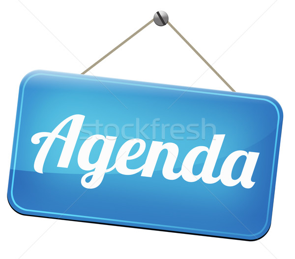 Programa negocios calendario planificación Foto stock © kikkerdirk