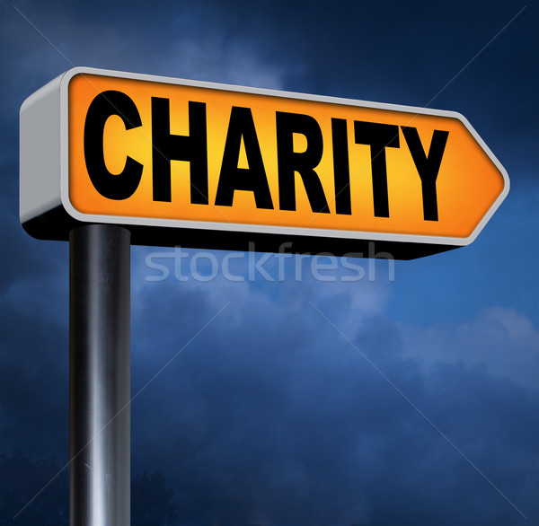 charity donation Stock photo © kikkerdirk