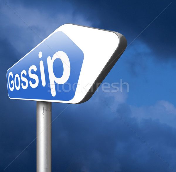 Stock photo: gossip and rumors