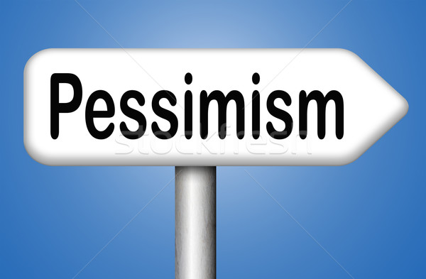 Stock photo: pessimism