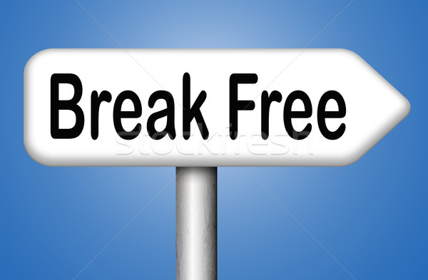 Stock photo: break free