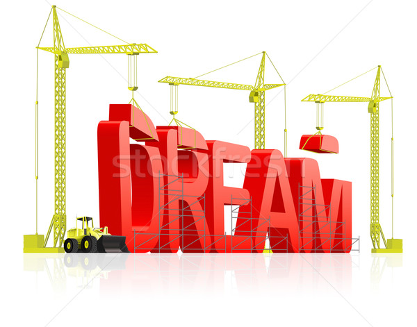 Sogno costruzione vivere sogni determinazione Foto d'archivio © kikkerdirk