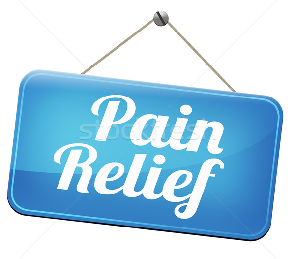 疼痛 緩解 管理 其他 治療 商業照片 © kikkerdirk