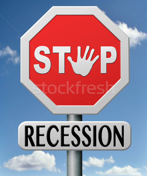 stop recession Stock photo © kikkerdirk