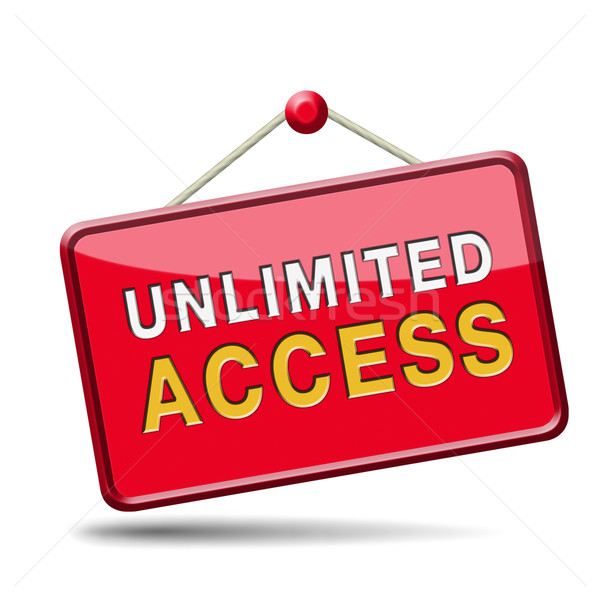 unlimited access Stock photo © kikkerdirk
