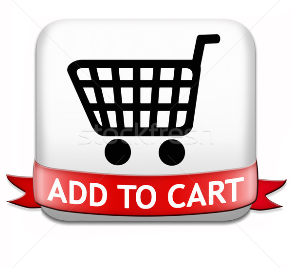 add to shopping cart Stock photo © kikkerdirk