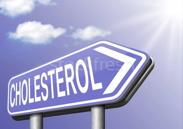 Alto colesterol nivel bajar cardiovascular enfermedad Foto stock © kikkerdirk