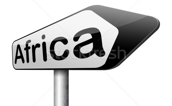 Stock photo: africa sign