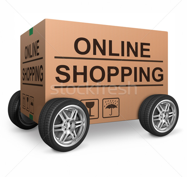 online shopping Stock photo © kikkerdirk
