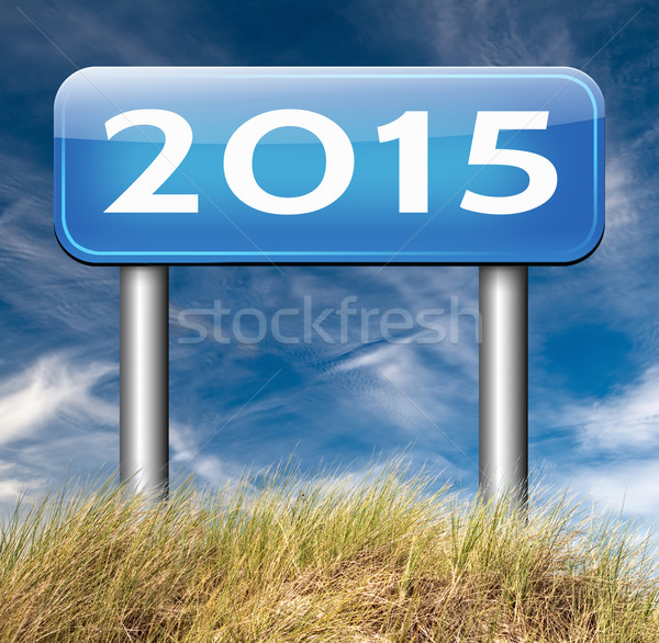 2015 Новый год следующий год новых начала Сток-фото © kikkerdirk