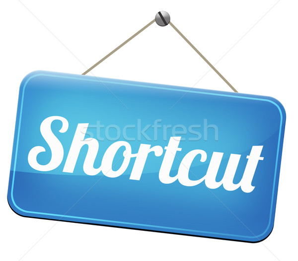 Stock photo: shortcut