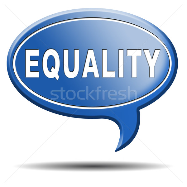 Eşitlik dayanışma eşit Stok fotoğraf © kikkerdirk