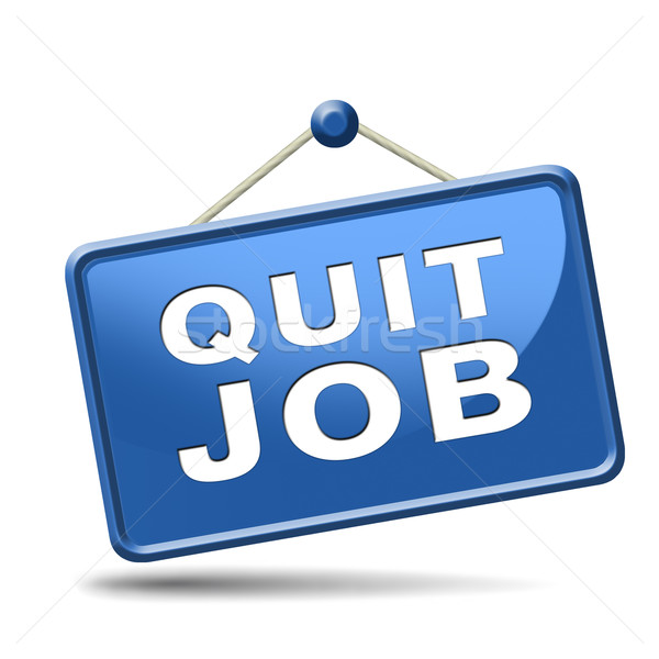 quit job Stock photo © kikkerdirk