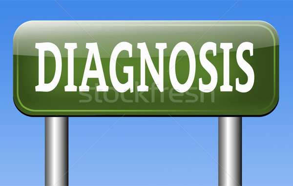 Foto stock: Diagnóstico · médico · diagnóstico · opinião · médico · perguntar