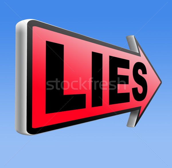 Lügen Versprechen Pause Täuschung Text niemand Stock foto © kikkerdirk