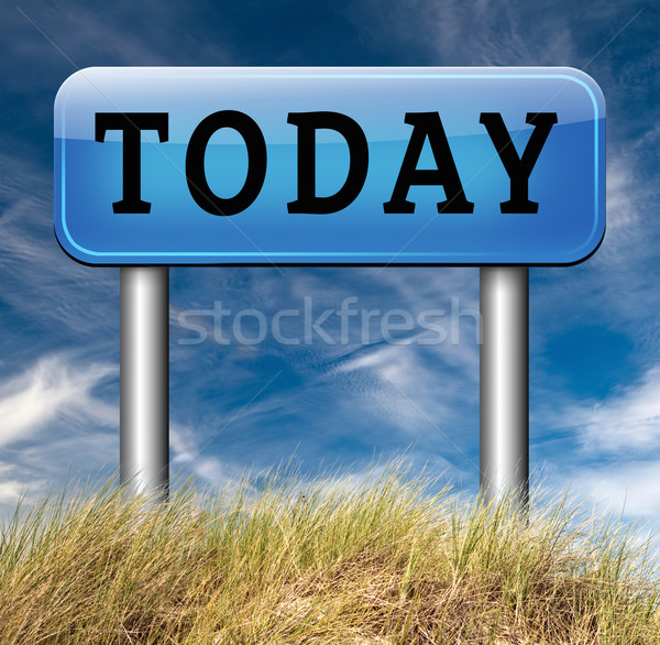 today agenda Stock photo © kikkerdirk