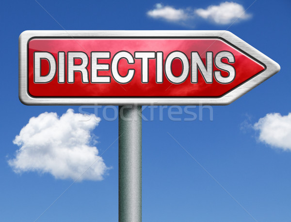 find directions Stock photo © kikkerdirk
