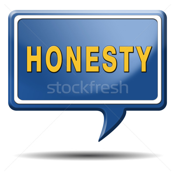 honesty Stock photo © kikkerdirk