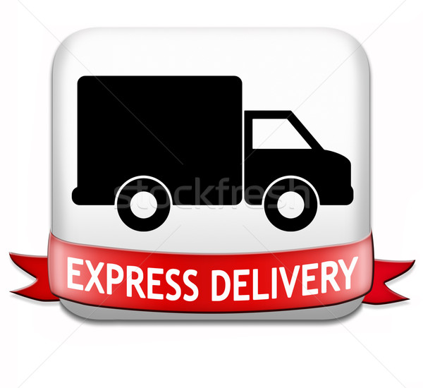 Express package delivery Stock photo © kikkerdirk