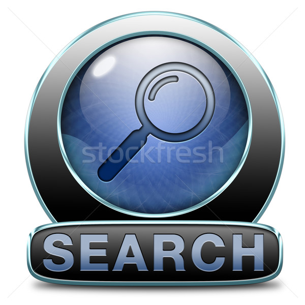 搜索 鈕 搜索 信息 在線 發現 商業照片 © kikkerdirk