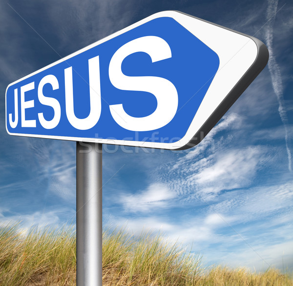 Jesús Cristo líder manera fe salvador Foto stock © kikkerdirk