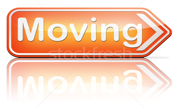 Stock photo: miving sign