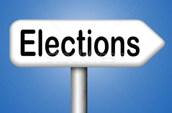 Elezioni nuovo governo presidente libero elezioni Foto d'archivio © kikkerdirk