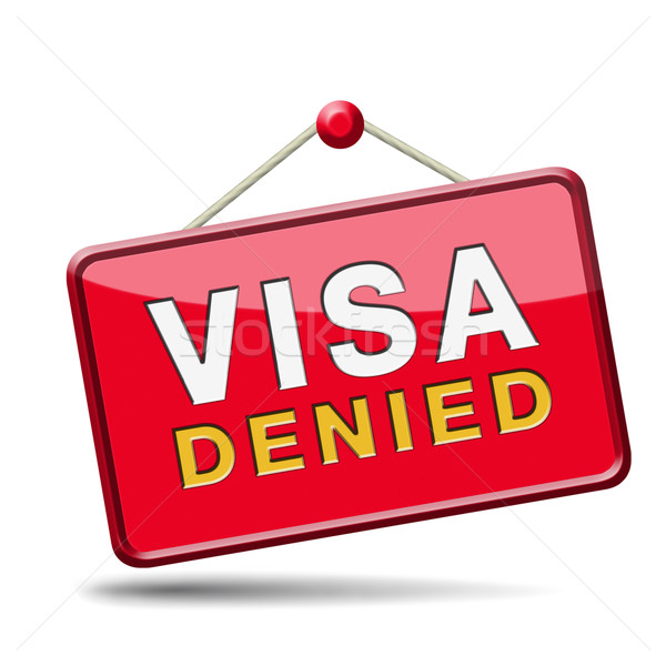 visa denied Stock photo © kikkerdirk
