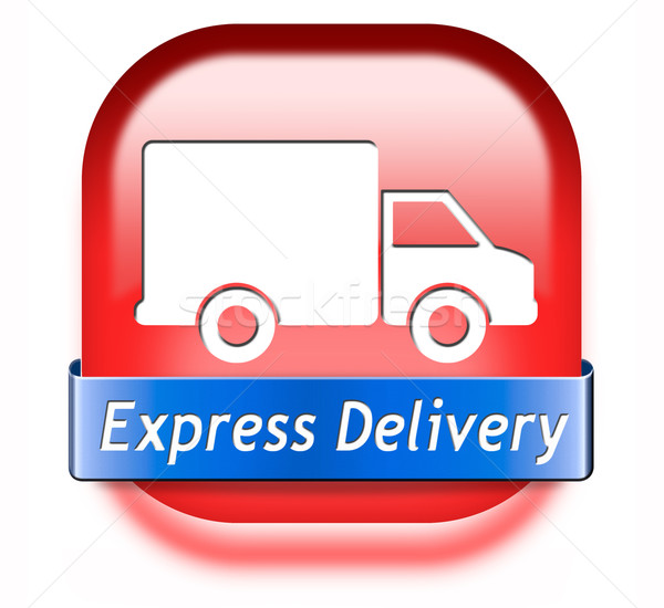 Express package delivery Stock photo © kikkerdirk