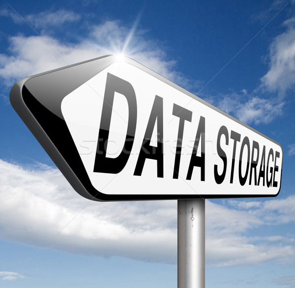 Memorizzazione dei dati file documento gestione database mining Foto d'archivio © kikkerdirk