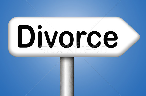 развод документы документа адвокат конец брак Сток-фото © kikkerdirk
