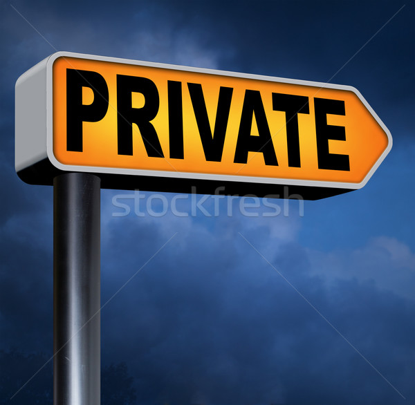 private Stock photo © kikkerdirk