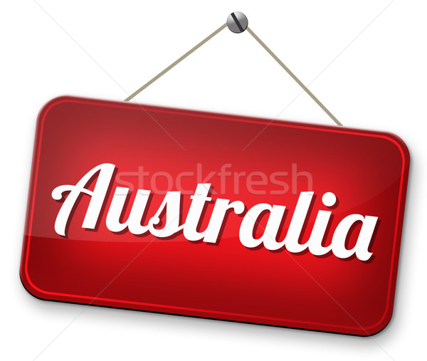 australia sign Stock photo © kikkerdirk