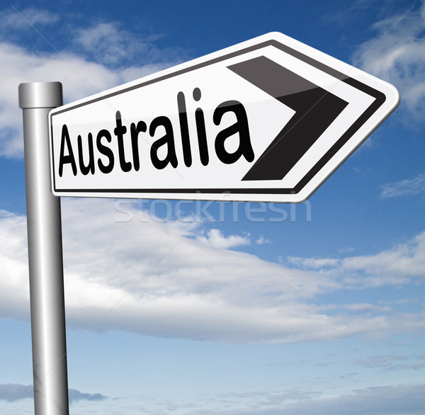 australia sign Stock photo © kikkerdirk