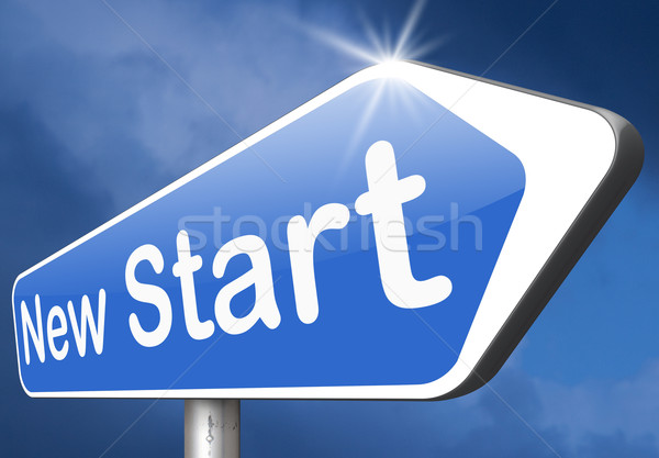 new start Stock photo © kikkerdirk
