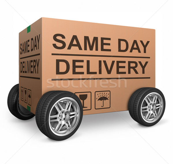 same day delivery Stock photo © kikkerdirk