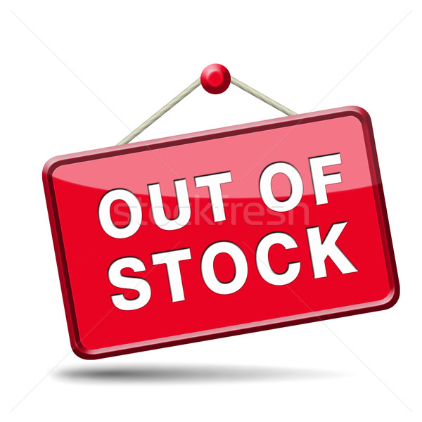 out of stock Stock photo © kikkerdirk
