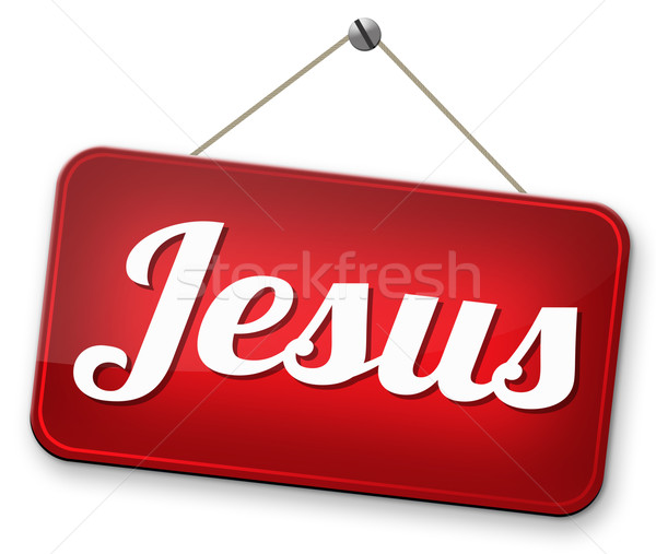 Isus Hristos mod credinţă salvator Imagine de stoc © kikkerdirk