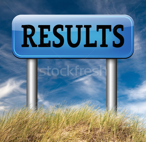 results Stock photo © kikkerdirk