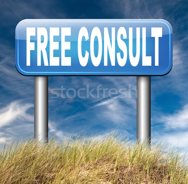 free consult Stock photo © kikkerdirk