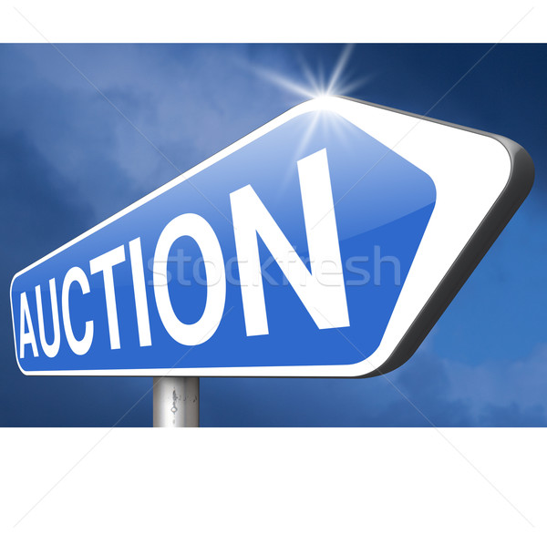 bid online auction Stock photo © kikkerdirk