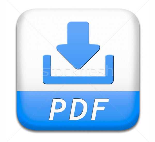 Pdf скачать кнопки файла документа Сток-фото © kikkerdirk