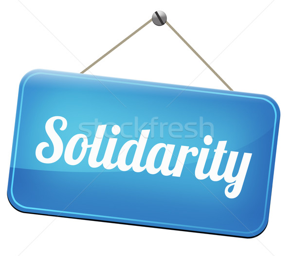 Solidaritate internaţional comunitate cooperare securitate Imagine de stoc © kikkerdirk