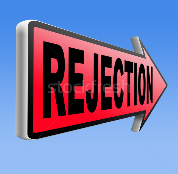 rejection Stock photo © kikkerdirk