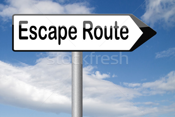 [[stock_photo]]: échapper · route · sécurité · stress · pause · libre