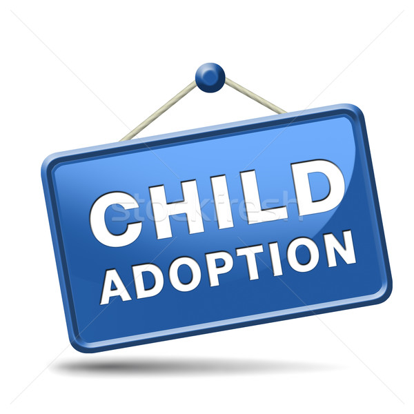child adoption Stock photo © kikkerdirk