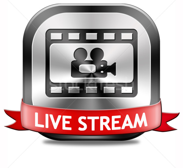 live stream video or TV Stock photo © kikkerdirk