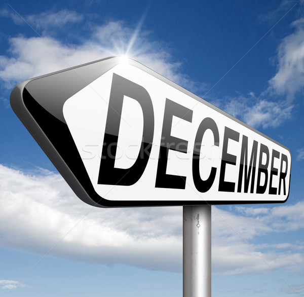Imagine de stoc: Decembrie · trecut · luna · an · sezonul · de · iarna · eveniment