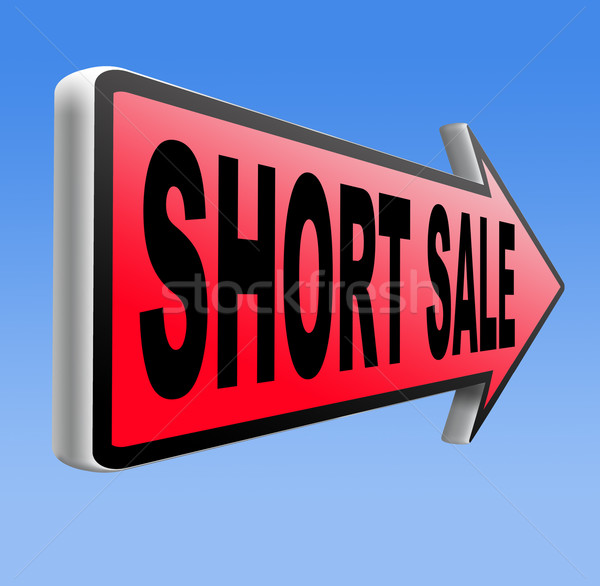 short sale Stock photo © kikkerdirk