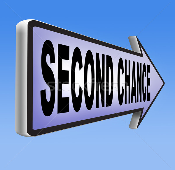Stock photo: second chance